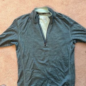 NIKE RUNNING DRYFIT Green quarter zip light pullover size medium